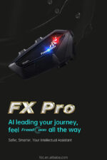 FreedConn FX PRO Mesh Motorcycle Intercom Hi-Res Sound Quality Al Noise Reduction - Image 2