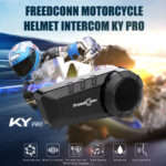 Ky-pro series - 2-6 Riders Intercom Headset BT Version 5.1 6 Riders 1000 Meters Motorcycle Bluetooth Intercom Headset - Image 2