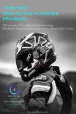 FreedConn FX PRO Mesh Motorcycle Intercom Hi-Res Sound Quality Al Noise Reduction - Image 3