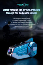 R1-pro 6 Riders 200 Meters Talking DVR Motorcycle Camera with Bluetooth Intercom - Image 3