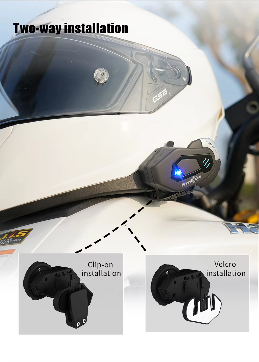 Detail-04-T-MAX S PRO 6 Riders Intercom in 1500 to 2000 Meters Noise Cancellation Motorcycle Intercom Headset T-MAX S pro-6 Riders Intercom in 1500 to 2000 Meters Noise Cancellation - Image 4