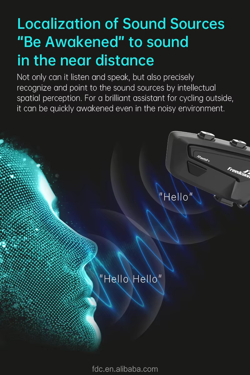 Detail-05 FreedConn FX PRO Mesh Motorcycle Intercom Hi-Res Sound Quality Al Noise Reduction - Image 6
