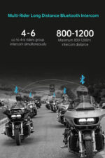 FreedConn FX PRO Mesh Motorcycle Intercom Hi-Res Sound Quality Al Noise Reduction - Image 8