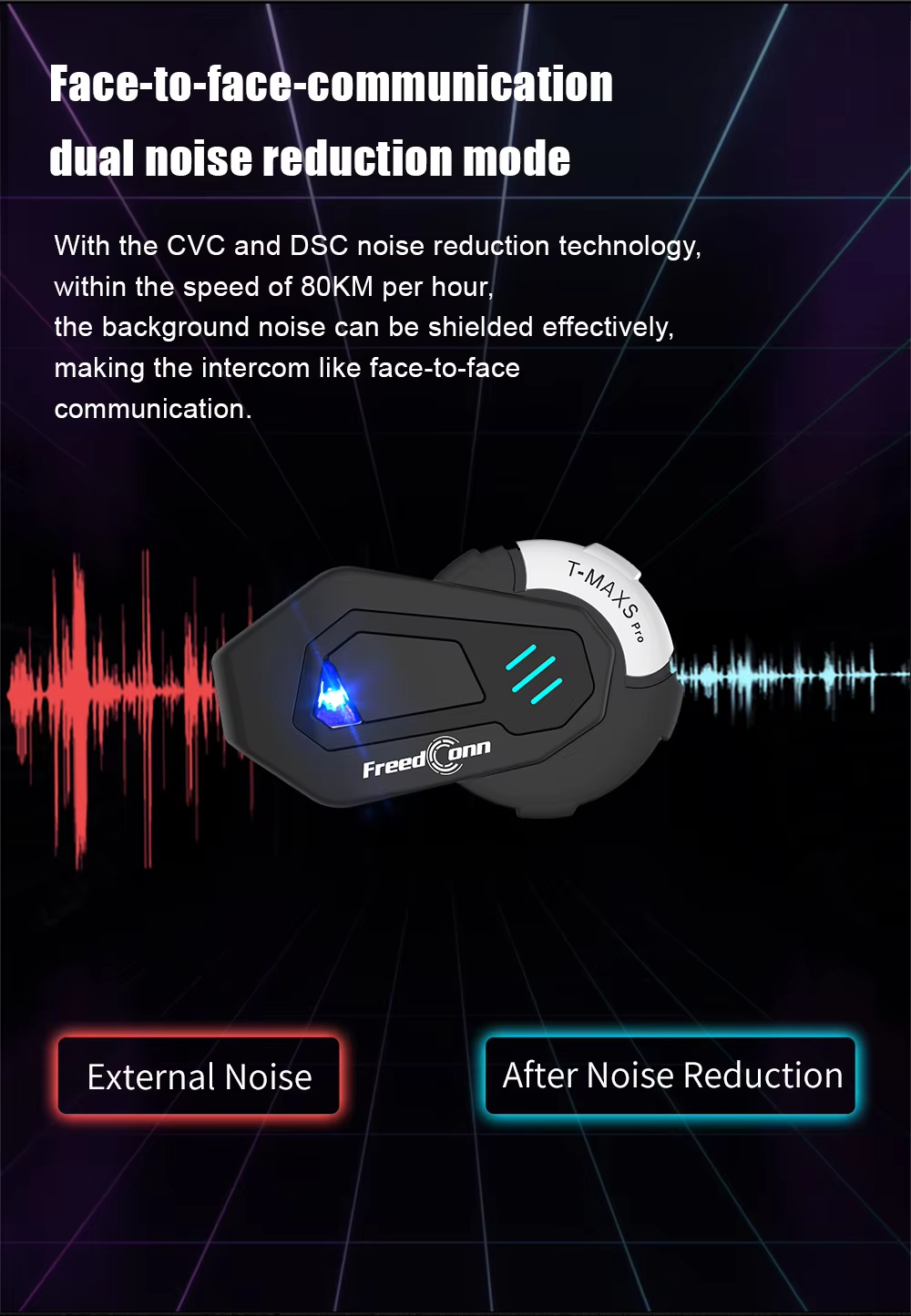 Detail-09-T-MAX S PRO 6 Riders Intercom in 1500 to 2000 Meters Noise Cancellation Motorcycle Intercom Headset T-MAX S pro-6 Riders Intercom in 1500 to 2000 Meters Noise Cancellation - Image 9