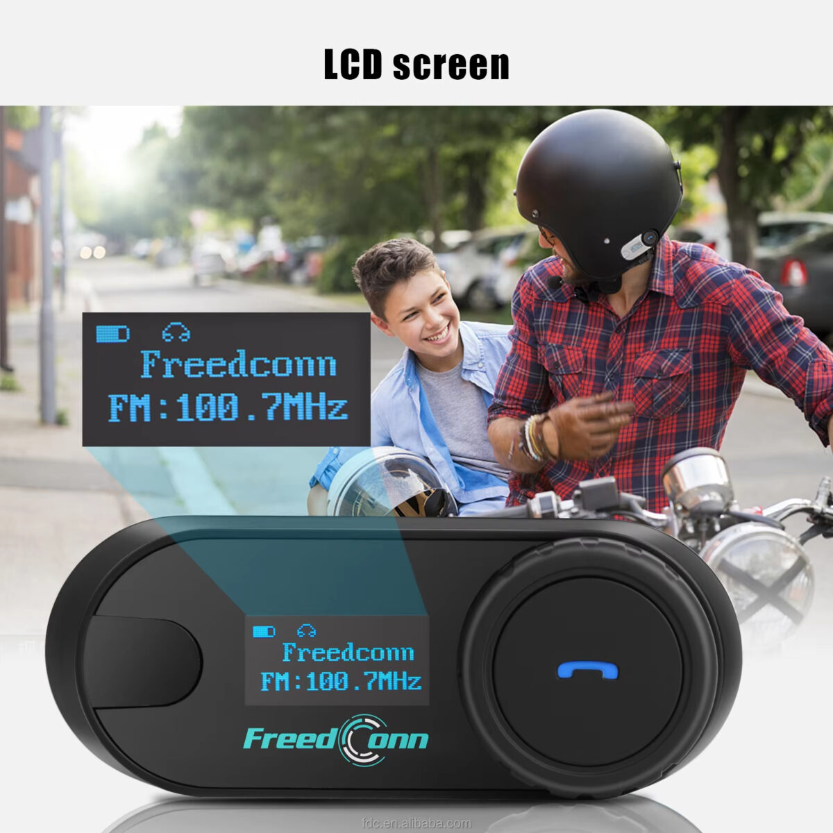 T-COM SC series – 800m 2 Rider intercom with Bluetooth screen - Image 7
