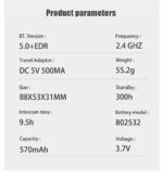 T-MAX S pro-6 Riders Intercom in 1500 to 2000 Meters Noise Cancellation - Image 12