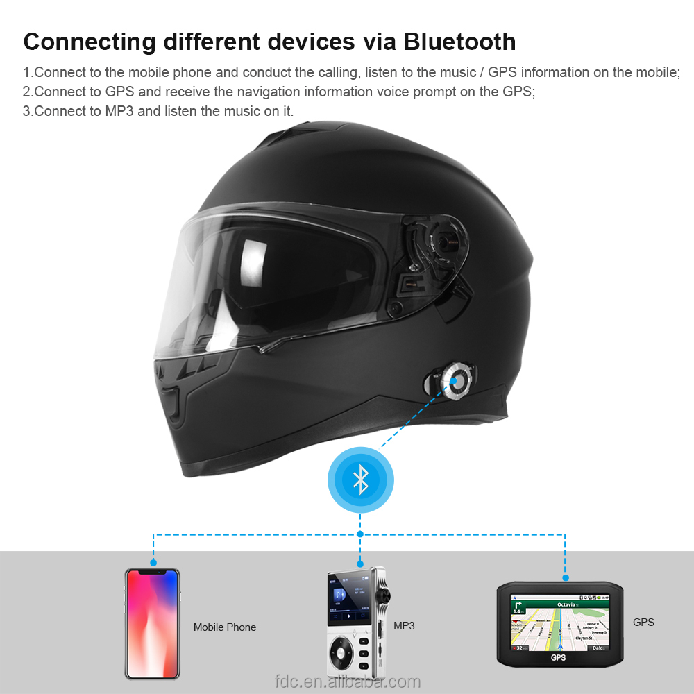 H208ab61b48b74c7894c0c7f585e8b2a6n FreedConn BM22 ECE Certified Bluetooth Intercom Helmet 2-3 Riders Intercom Helmet Motorcycle Smart Helmet - Image 4