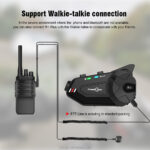 FreedConn R1-PLUS 1080P HD Camera Recorder Recorder With Bluetooth 6-Way 1000 Meters Group Intercom Helmet Camera Headset - Image 10