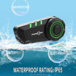 FreedConn Bluetooth Motorcycle Intercom KY Motorcycle CVC Noise Reduction Technology Intercom Headset for Motorcycle Riding - Image 2