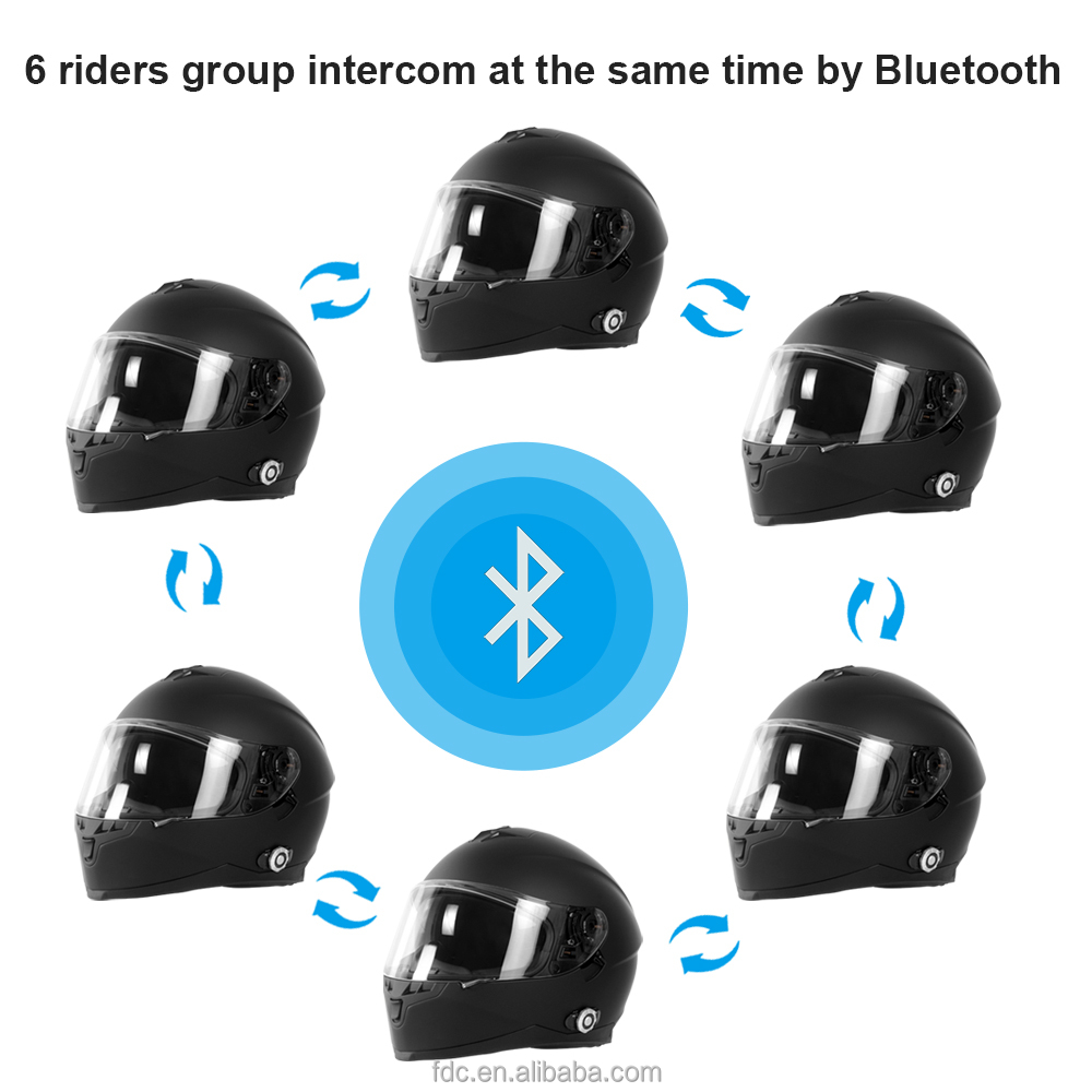 Ha94d3c73c6ad47889bd63d39bff8c5f1E FreedConn BM22 ECE Certified Bluetooth Intercom Helmet 2-3 Riders Intercom Helmet Motorcycle Smart Helmet - Image 6