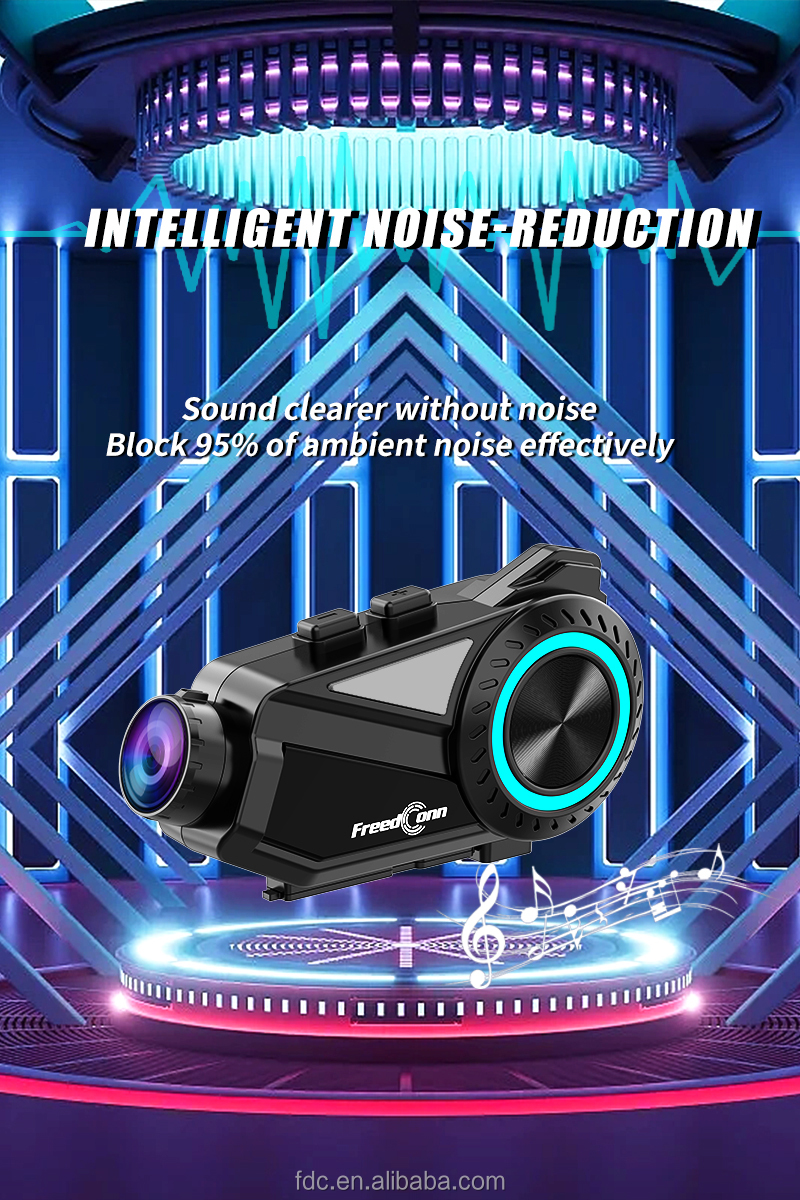 Hbbc7c34f809644b9b56ece1933823a6fl R3 6 riders Motorcycle Recorder for Group Intercom Can Share Music - Image 10