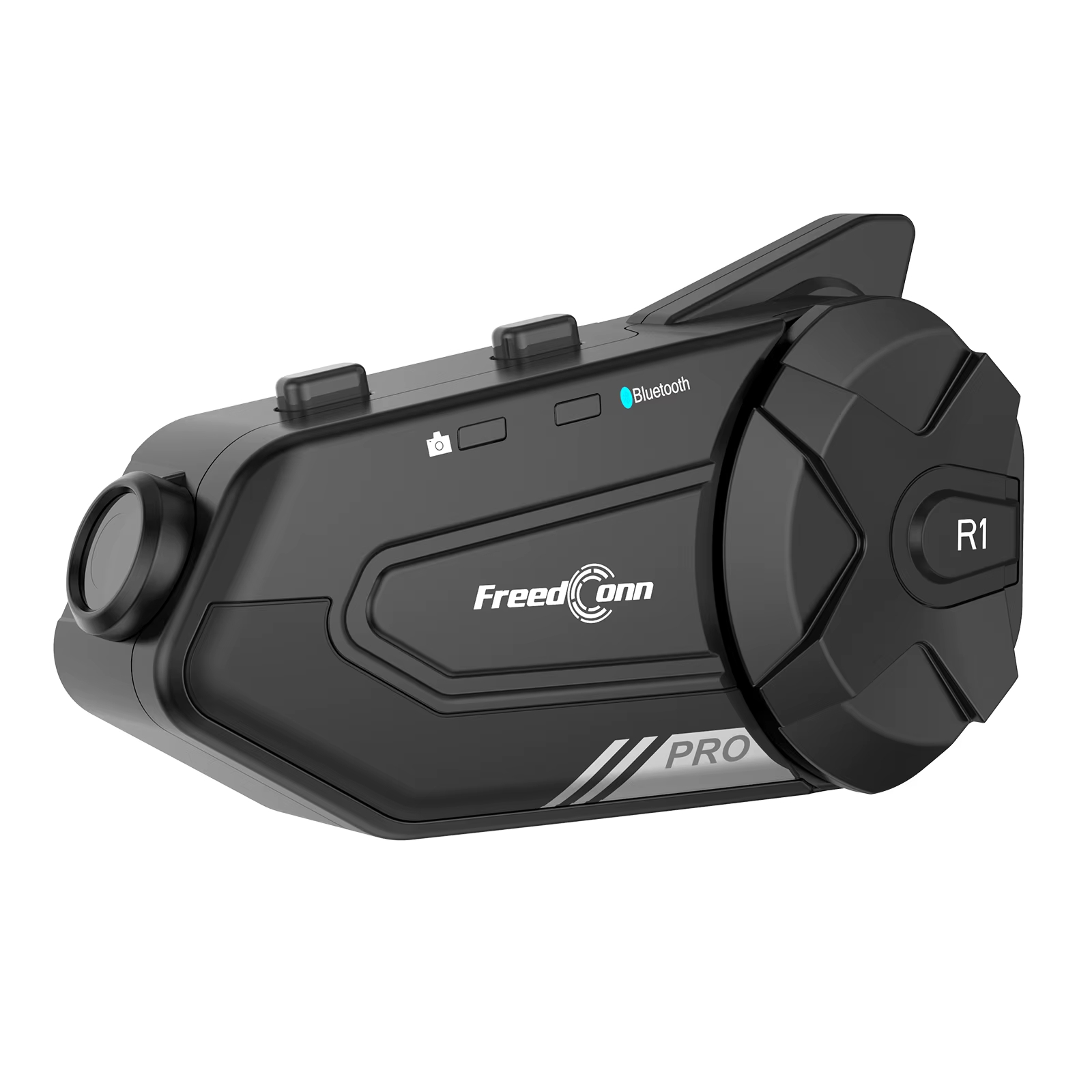 SKU-01-Black R1-pro 6 Riders 200 Meters Talking DVR Motorcycle Camera with Bluetooth Intercom - Image 1
